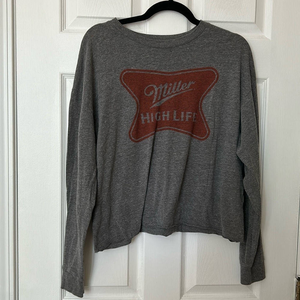 American Eagle Tailgate Miller Lite Long Sleeve Shirt - Picture 1 of 3